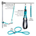 Sparky's Groomer’s Restraint System in Teal, with product labels
