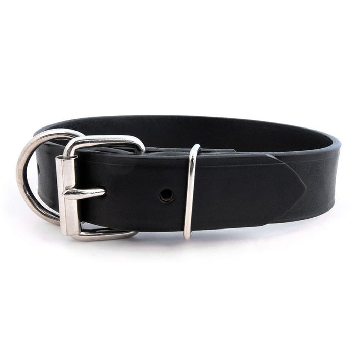 Auburn Leathercrafters Tuff Stuff Dog Collar 1-1/4 inch Black