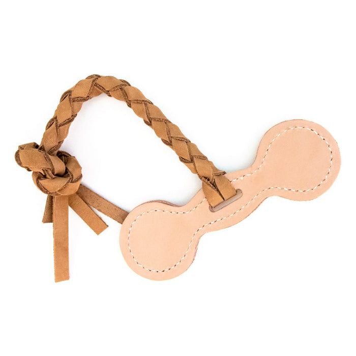 Natural Leather Tug Toy for Dogs