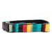 At the Beach Catalina striped dog collar in blue, yellow, and green stripes