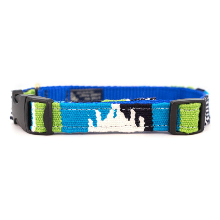 a tail we could wag Laguna Brava pattern side release dog collar
