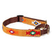 God's Eye gold martingale dog collar