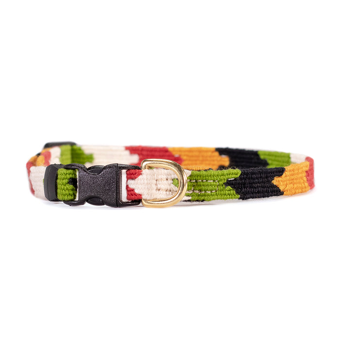 a tail we could wag Side-Release Extra Small Dog or Cat Collar - Chevron