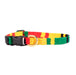 a tail we could wag Rasta extra small fabric collar