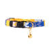 a tail we could wag Starry Day Mango Cat Collar