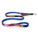 a tail we could wag leash with traffic handle in multi colors and traditional God's Eye pattern