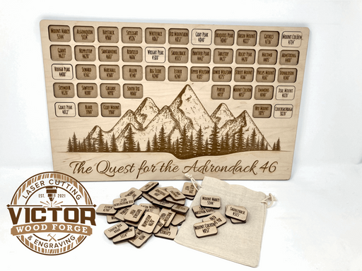 Adirondack 46 Peaks Challenge Mountain Tracker