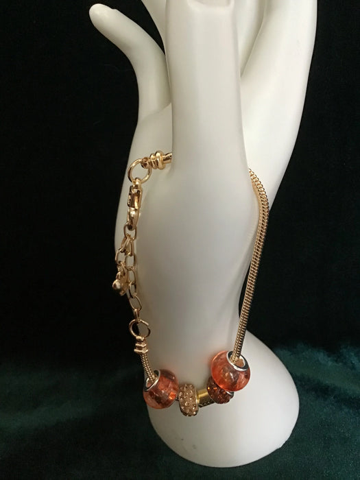 Zodiac adjustable snake bracelet