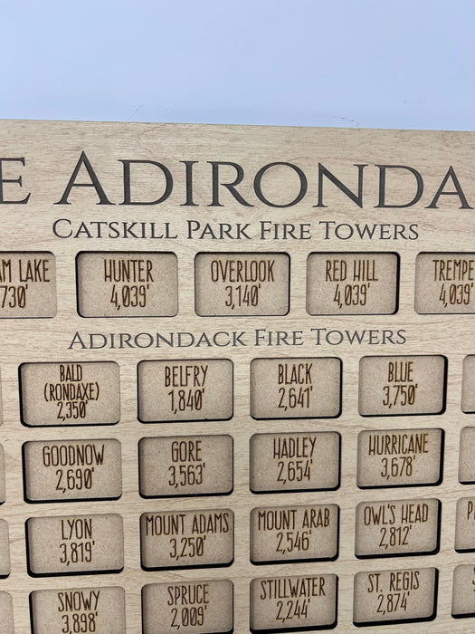 Adirondack Fire Tower Challenge Tracker
