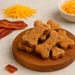 Bacon Cheddar Biscuits handmade organic dog treats with Duvall Farms Bacon from The Chosen Spot K9 Kitchen.