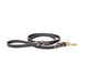 Basic Braided Leash Auburn Leathercrafters Black
