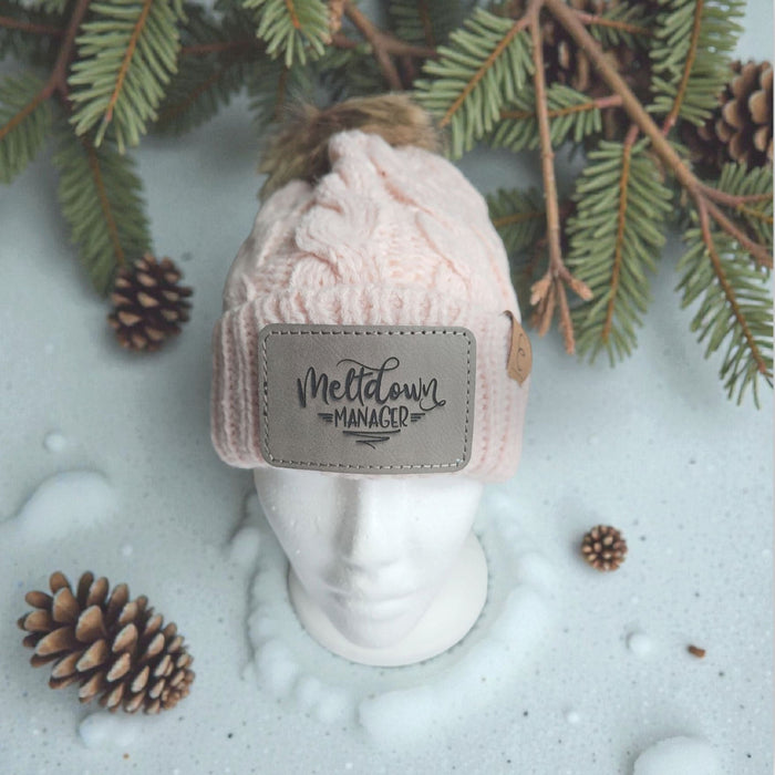 Personalized Patch Beanie | Custom Name or Phrase | Limited Colors