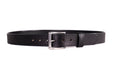 black leather belt