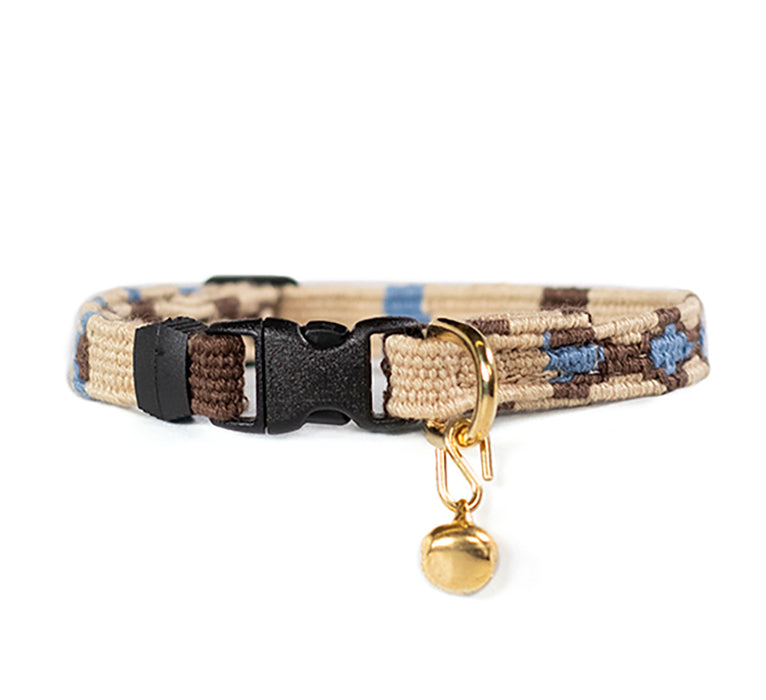 a tail we could wag cat collar in Block Island Sand