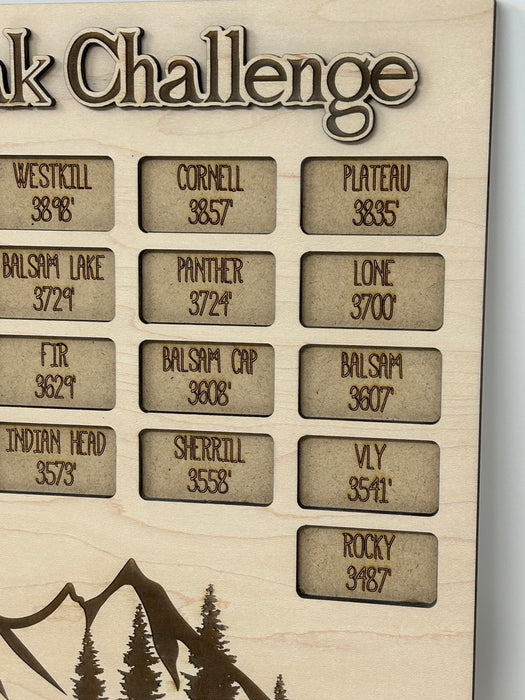 The Catskills 3500 High Peaks Challenge Tracker