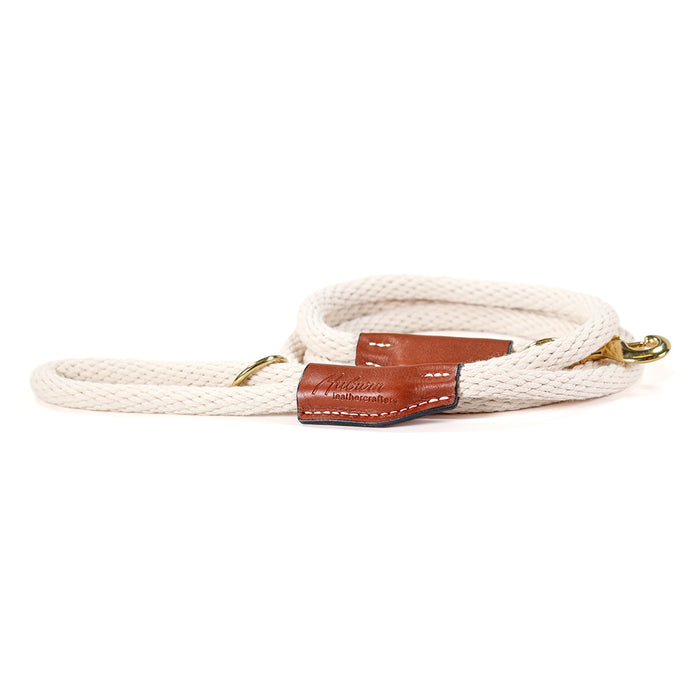 Braided Cotton Rope Leash with Snap