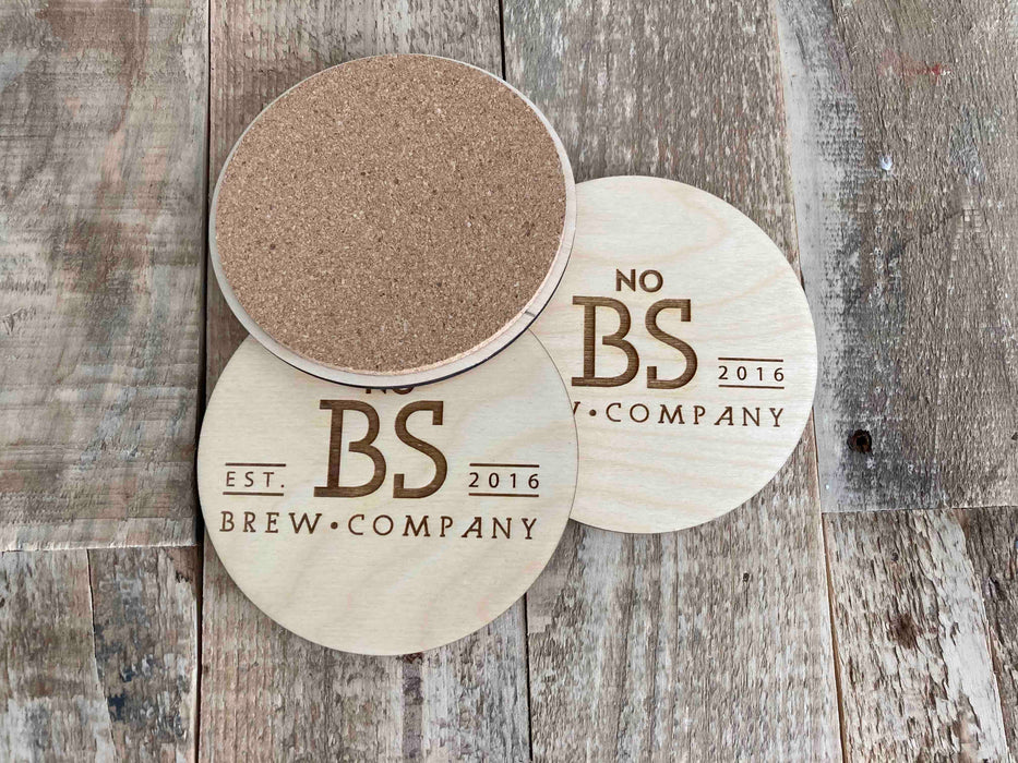 Custom Engraved Wood Coasters