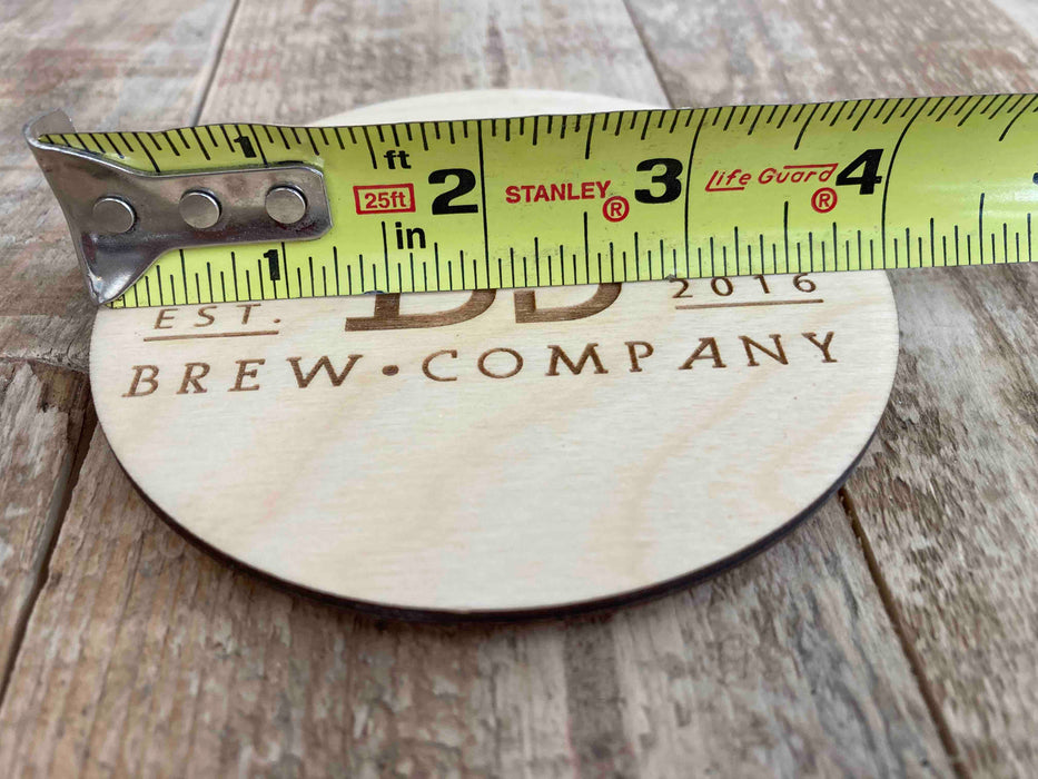Custom Engraved Wood Coasters