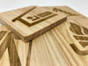 Backpacking Trail Map Symbol Coasters