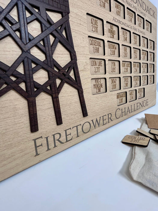 Adirondack Fire Tower Challenge Tracker