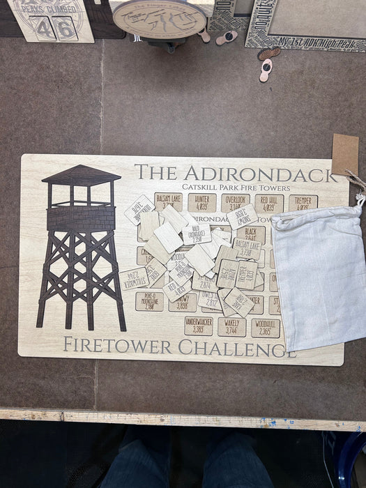 Adirondack Fire Tower Challenge Tracker