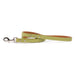 Tuscan Italian Leather 5 ft leash in Green
