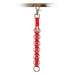 Sparky's Choice Grooming Loop Extender in Red with lots of rings
