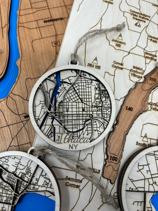 Finger Lakes LakeTown Ornaments