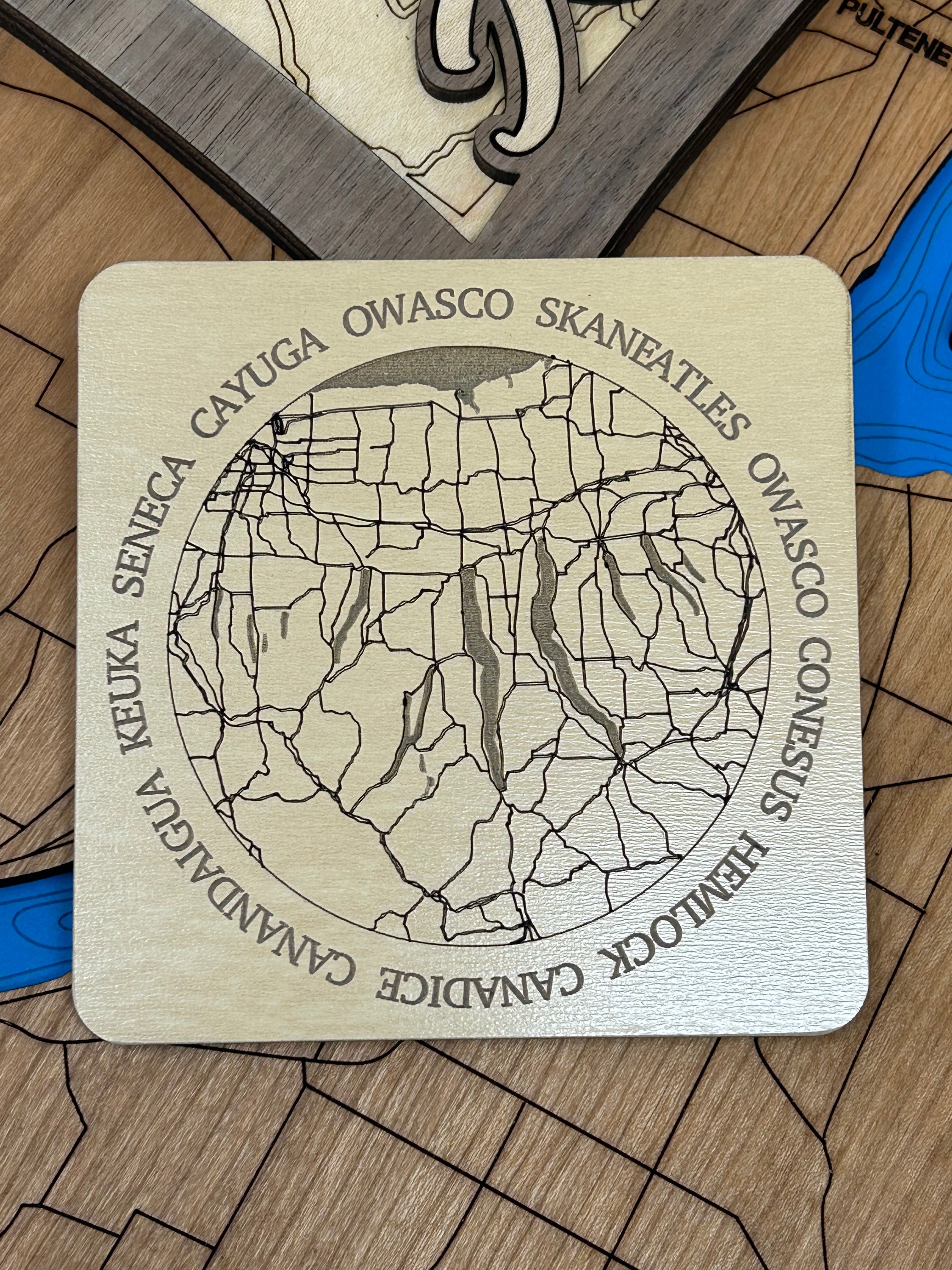 Finger Lakes Table Top Coasters