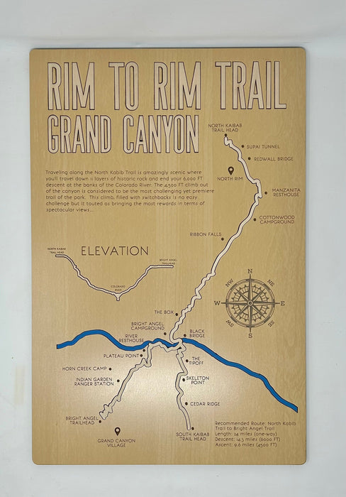 Rim to Rim Trail Sign | Grand Canyon National Park