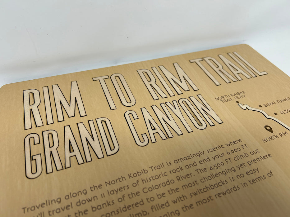 Rim to Rim Trail Sign | Grand Canyon National Park