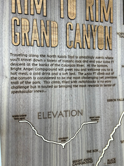 Rim to Rim Trail Sign | Grand Canyon National Park