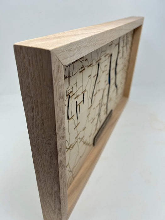 Finger Lakes Bathymetric Map