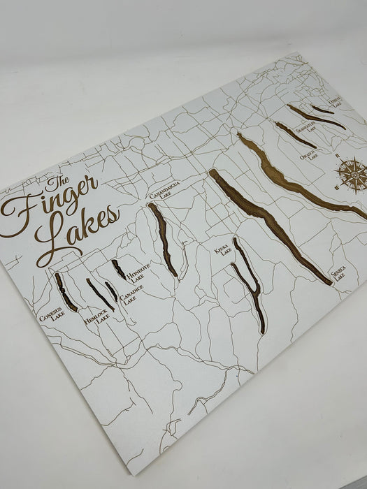 Finger Lakes Whitewashed Map