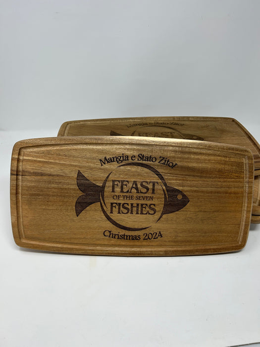 Custom Laser Engraved Cutting Boards | Personalized Wood Gifts