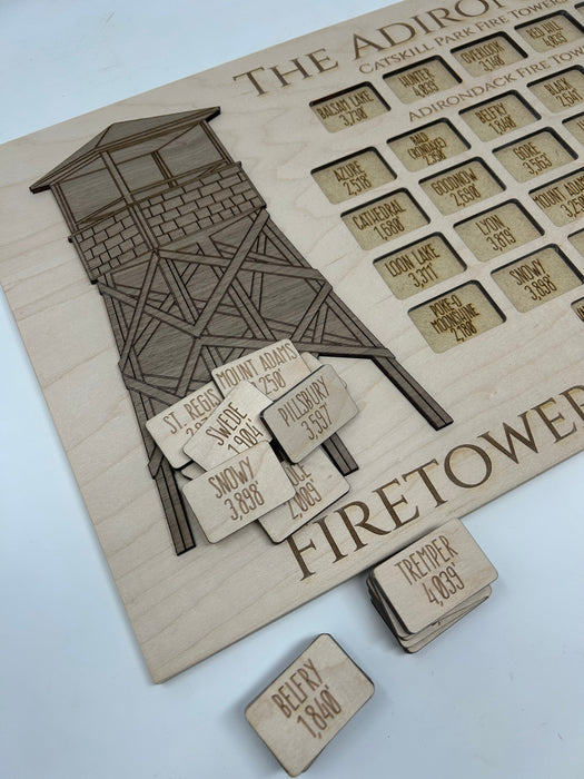 Adirondack Fire Tower Challenge Tracker