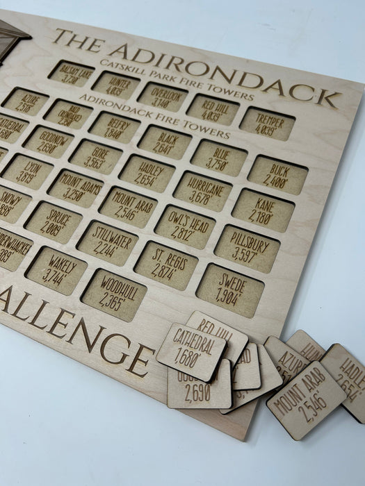 Adirondack Fire Tower Challenge Tracker