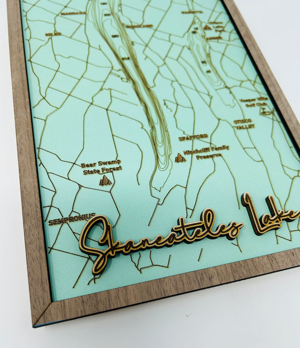 Finger Lakes Collectible Sized Bathymetric Maps