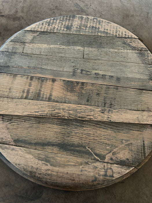 Custom Bourbon Barrel Lid Engraving