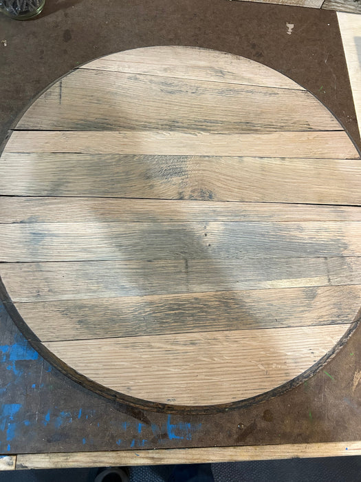 Custom Bourbon Barrel Lid Engraving