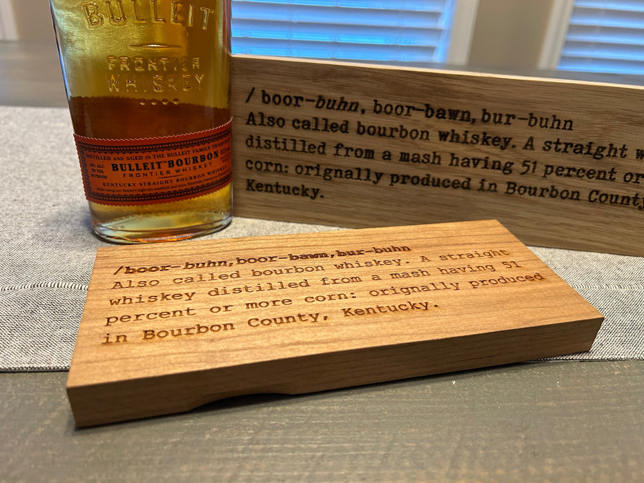 Bourbon Definition Block Artwork