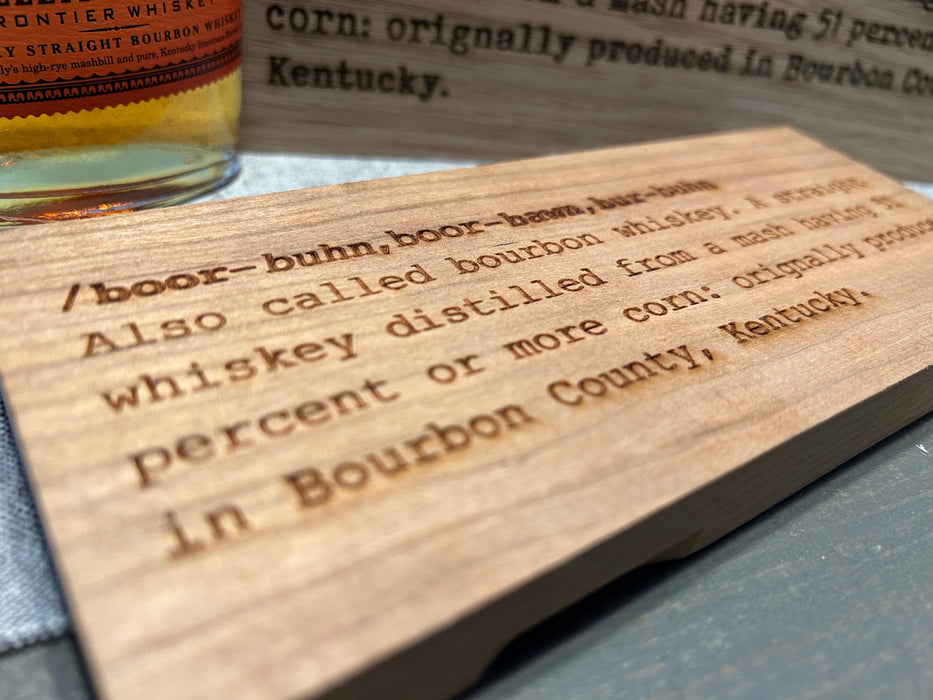 Bourbon Definition Block Artwork
