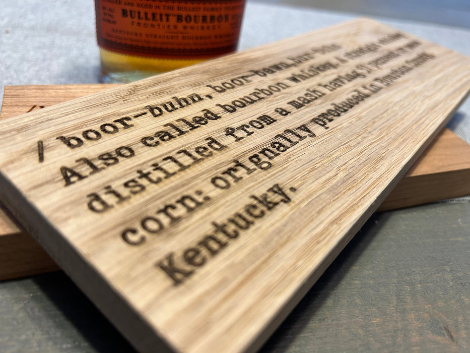 Bourbon Definition Block Artwork