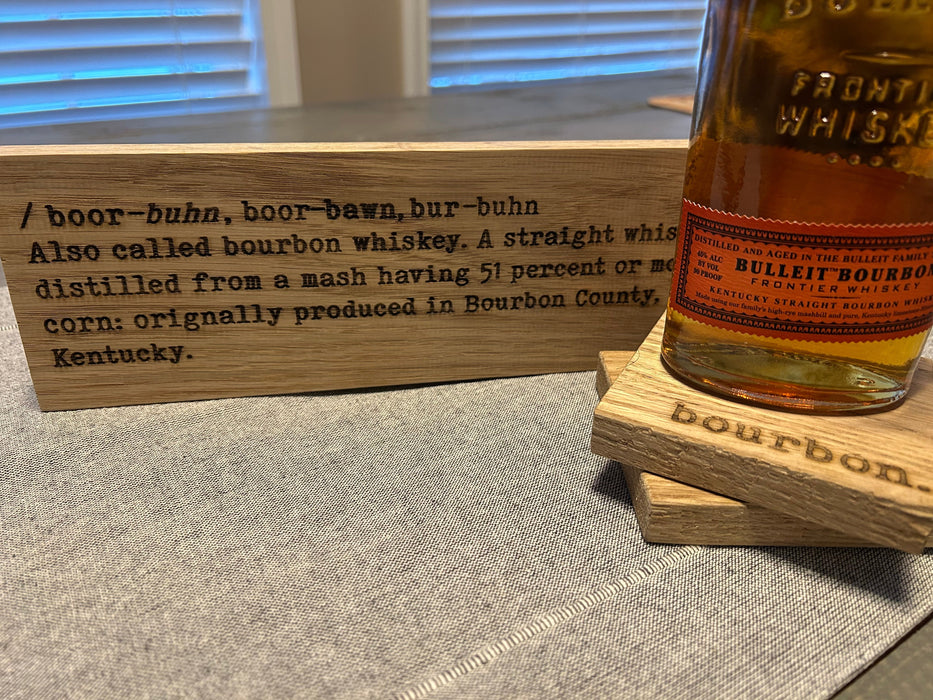 Bourbon Definition Block Artwork