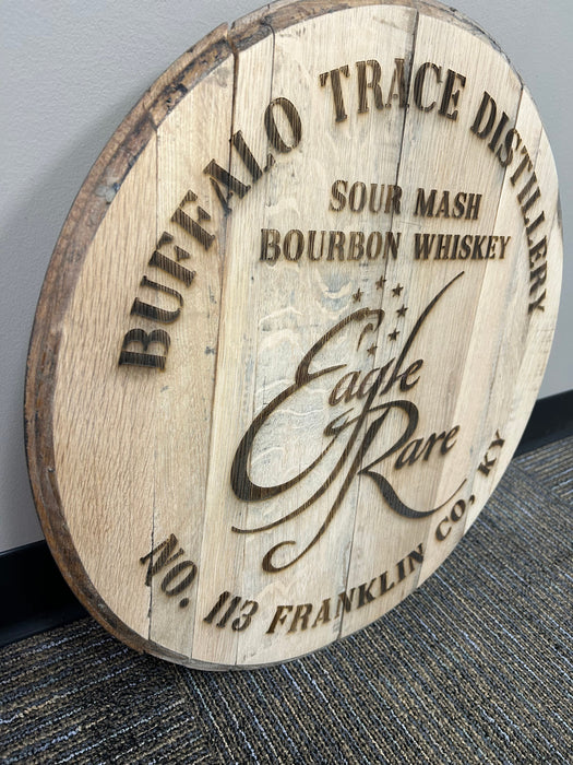 Custom Bourbon Barrel Lid Engraving