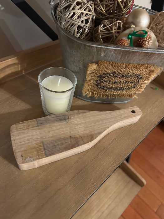 Wine Barrel Stave Wine Bottle Votive Candle Holder