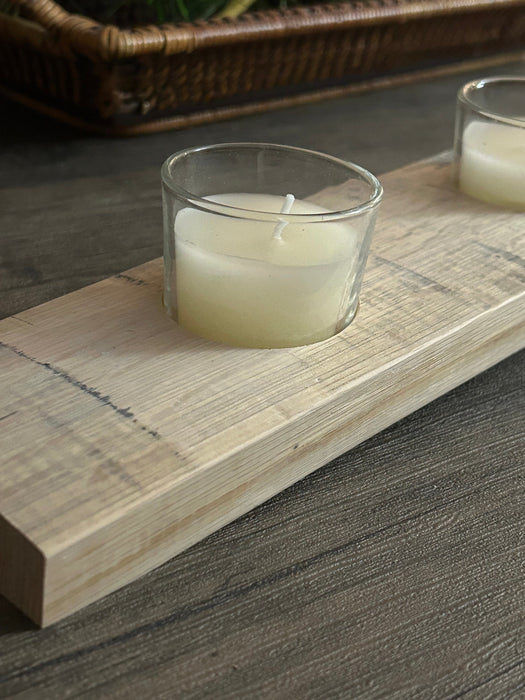 Barrel Stave Votive Candle Holder