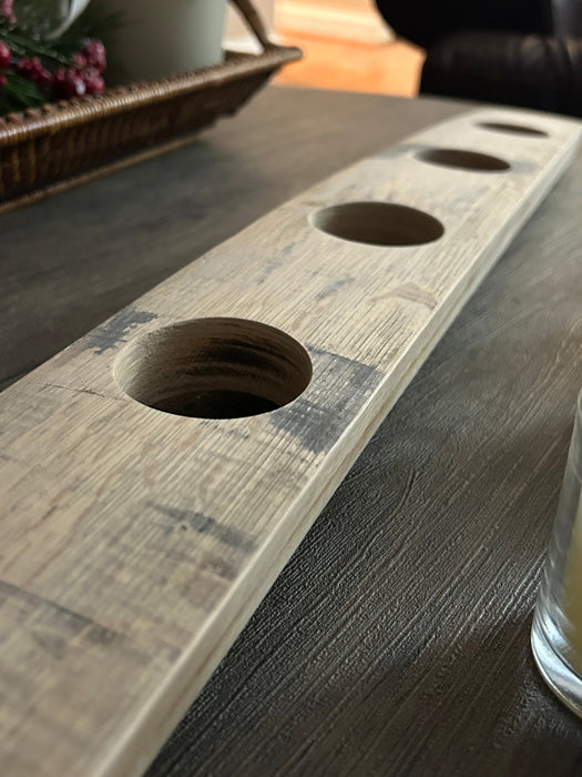 Barrel Stave Votive Candle Holder