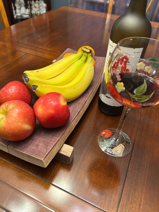 Wine Barrel Tray Table Center Piece | Serving Tray - Small