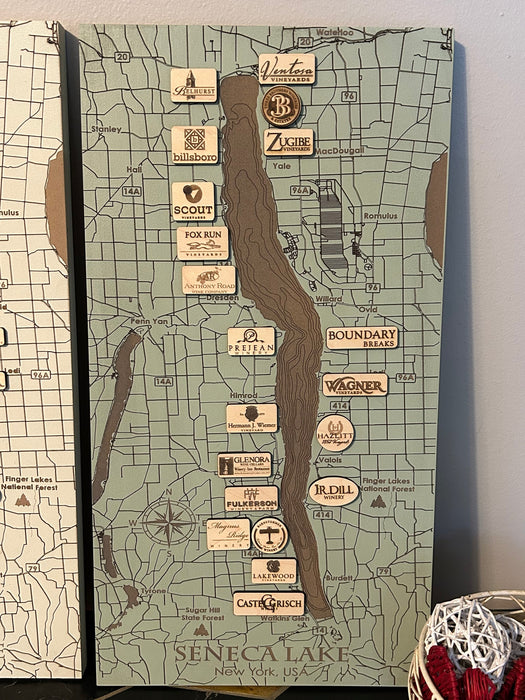 Seneca Lake Winery Map